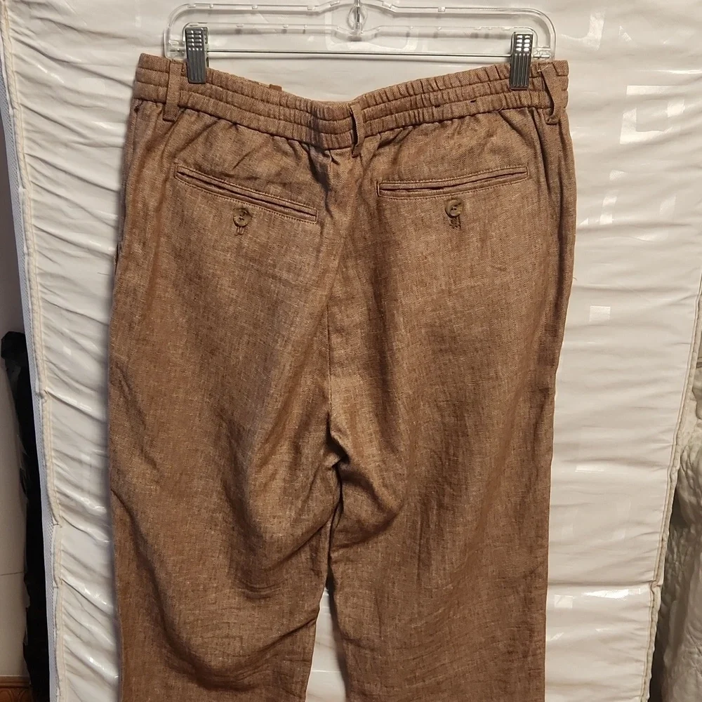 Banana Republic Factory Mason Athletic Tapered Tan Chinos sz 33/32